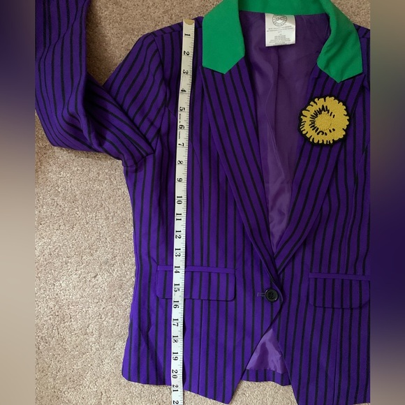 🖤💚Spirit Halloween Joker Blazer Costume Unisex💜 - Picture 5 of 10
